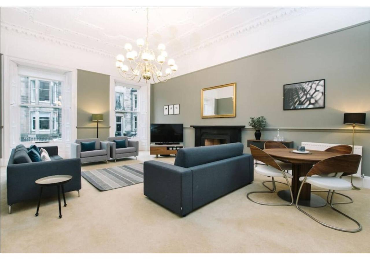 Joivy Palmerston Place Residence - Luxury City Centre Apt With Private Parking Edinburgh Ngoại thất bức ảnh